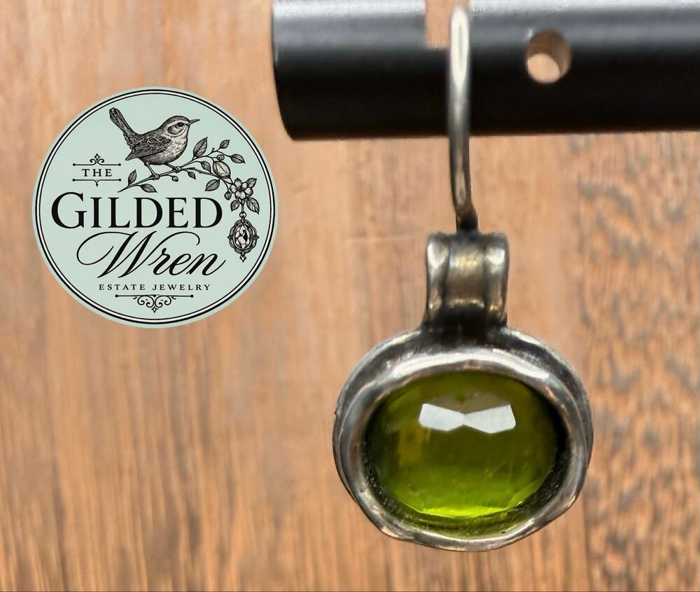 Silpada Daintree W1455 Green Quartz Sterling Silver Drop Earrings Retired